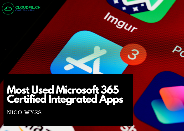 Most used Microsoft 365 Certified Integrated Apps